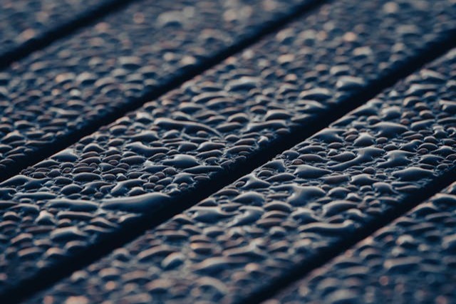 rain on deck